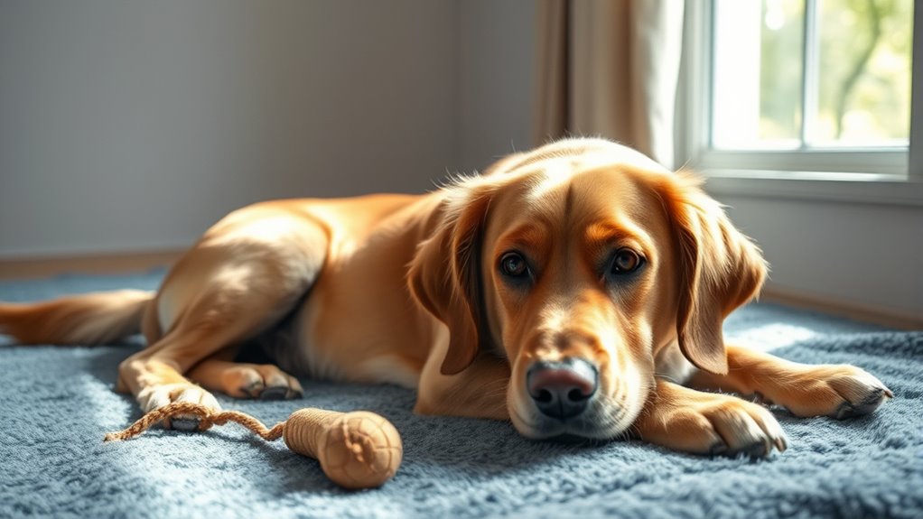 signs of canine depression