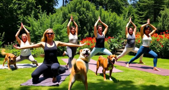 yoga poses with dogs