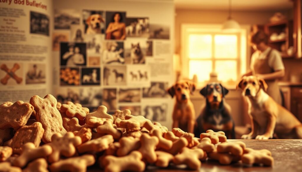 history of dog biscuits