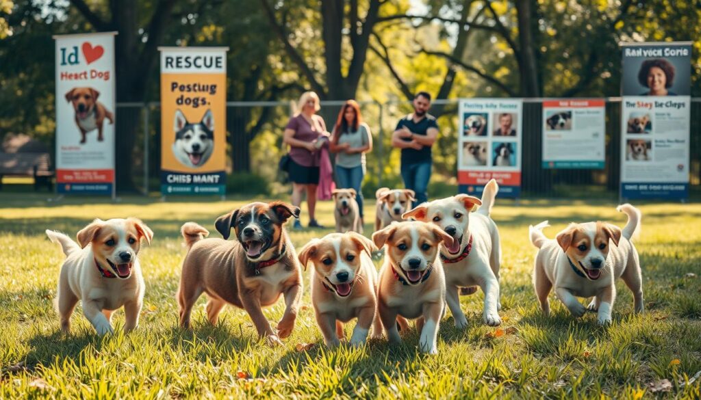 Spreading awareness about rescue dogs