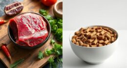 comparing raw and kibble