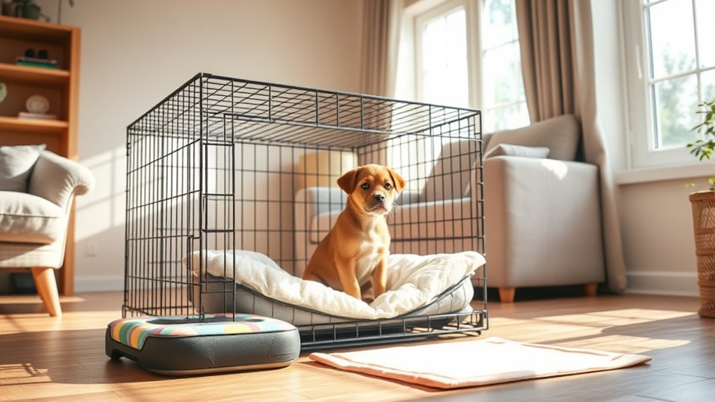 consistent crate training schedule