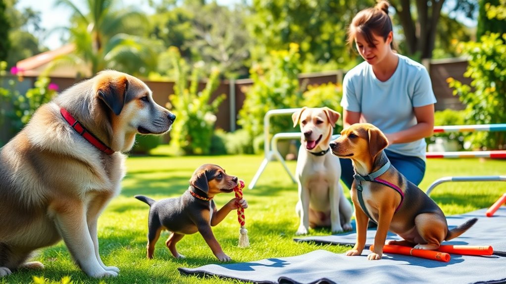 consistent positive adult dog training