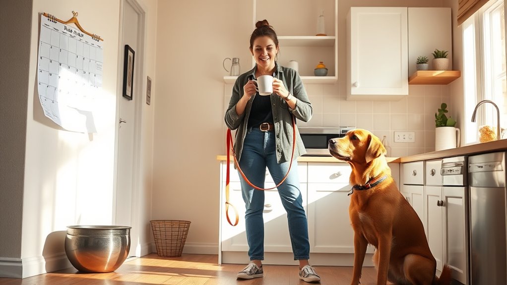 consistent routines benefit dogs
