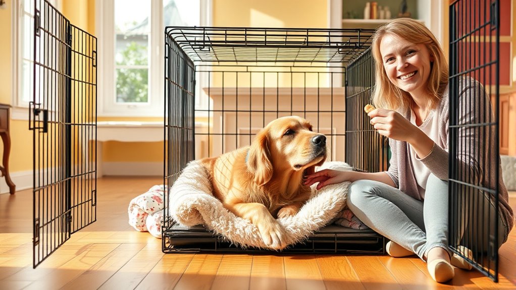 crate training benefits dogs