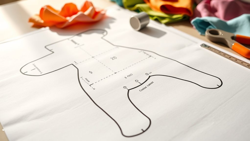 create accurate costume pattern