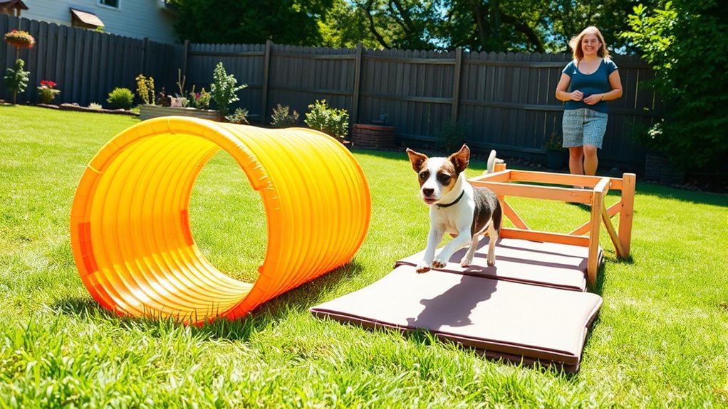 diy dog obstacle course