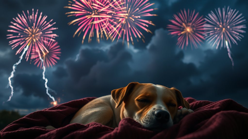 dog safety during fireworks