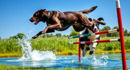 dog sports flyball dock diving