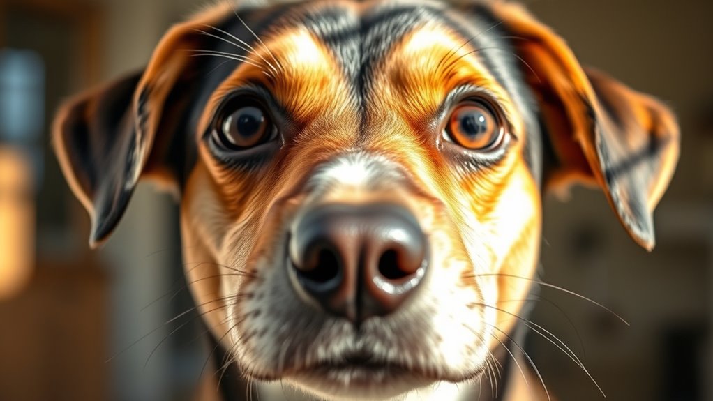 focus on expressive eyes