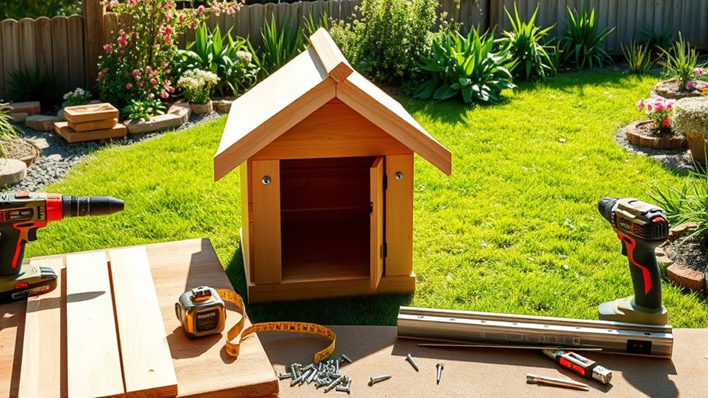 gather quality tools and materials