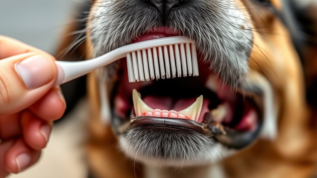 gentle circular brushing technique