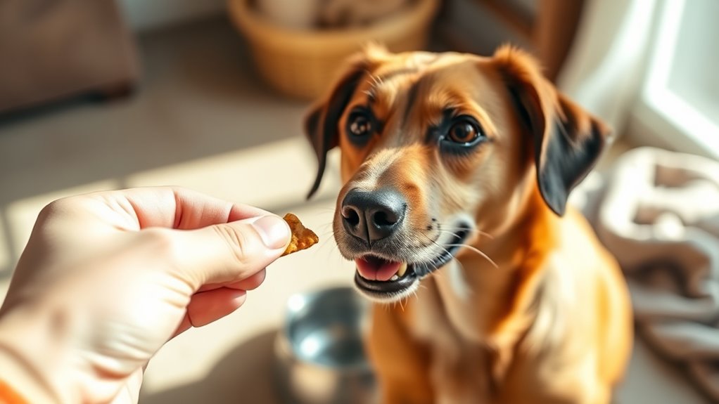 hand feeding fosters trust