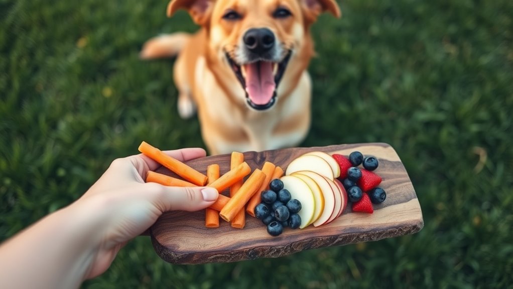 healthy fruit and vegetable treats