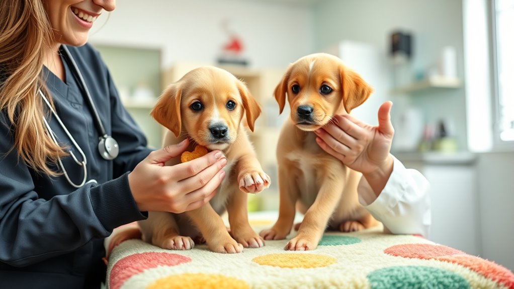 immediate praise and treats