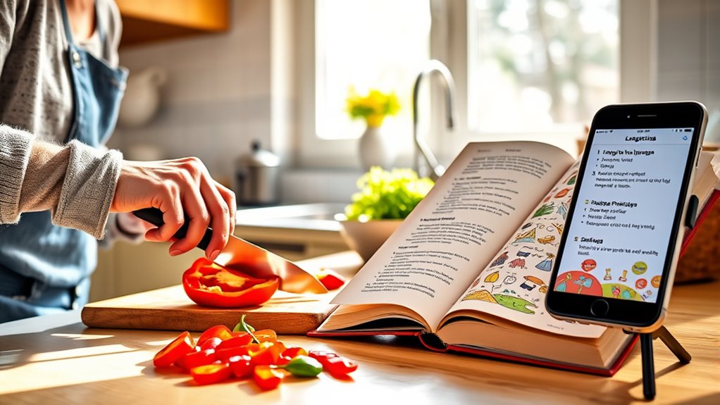 integrate language into daily
