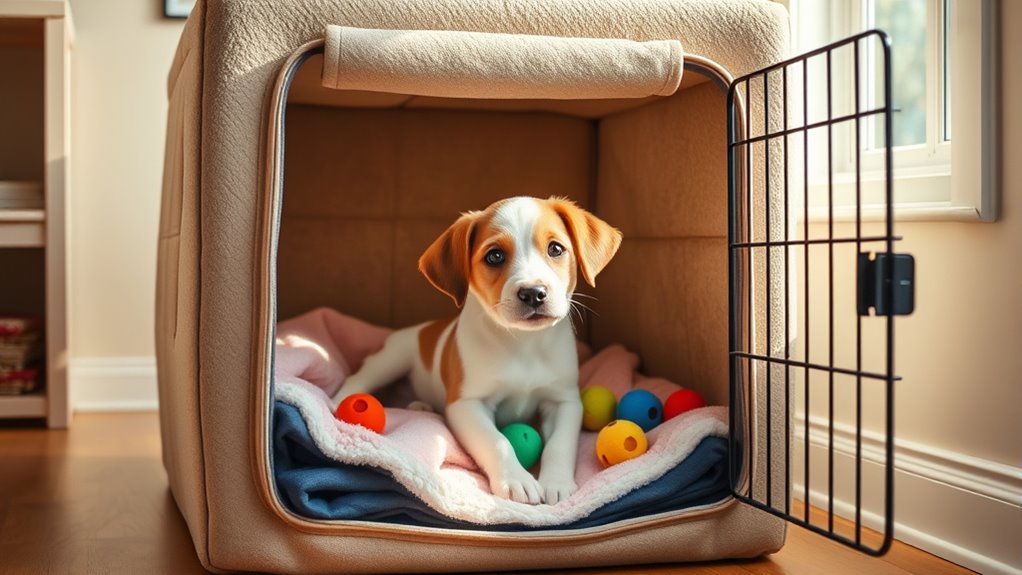 positive crate training techniques