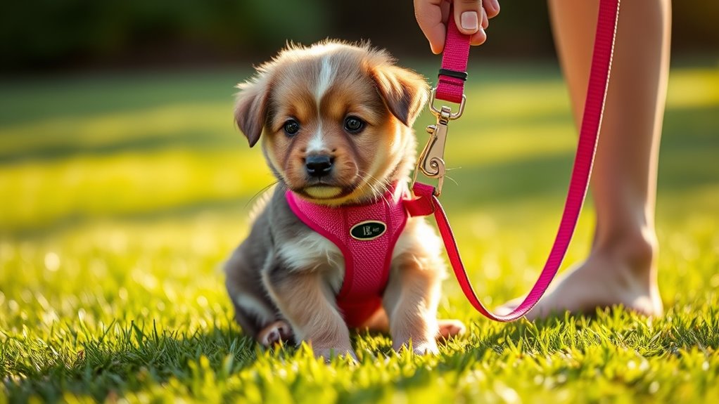 properly fitted puppy equipment