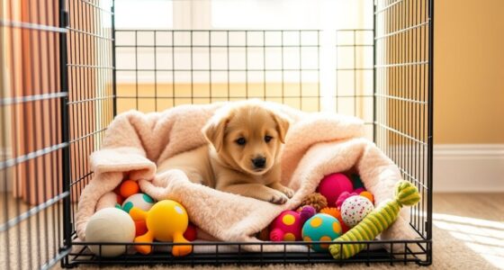 puppy crate training tips