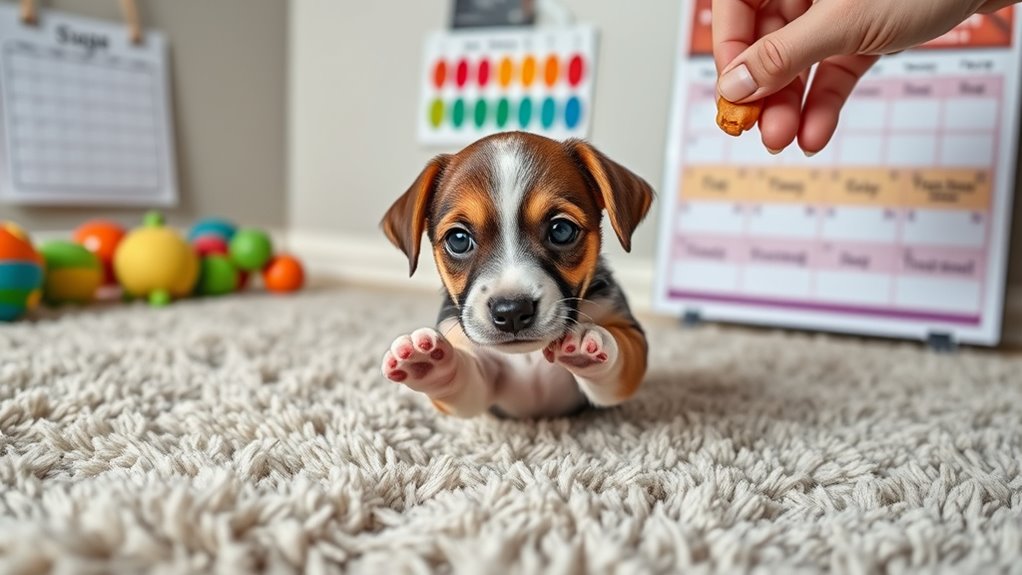puppy skills timeline guide