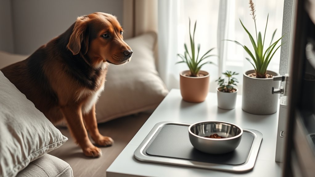 quiet consistent feeding space