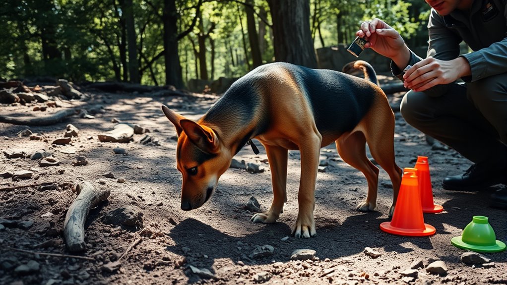 real world scent detection training