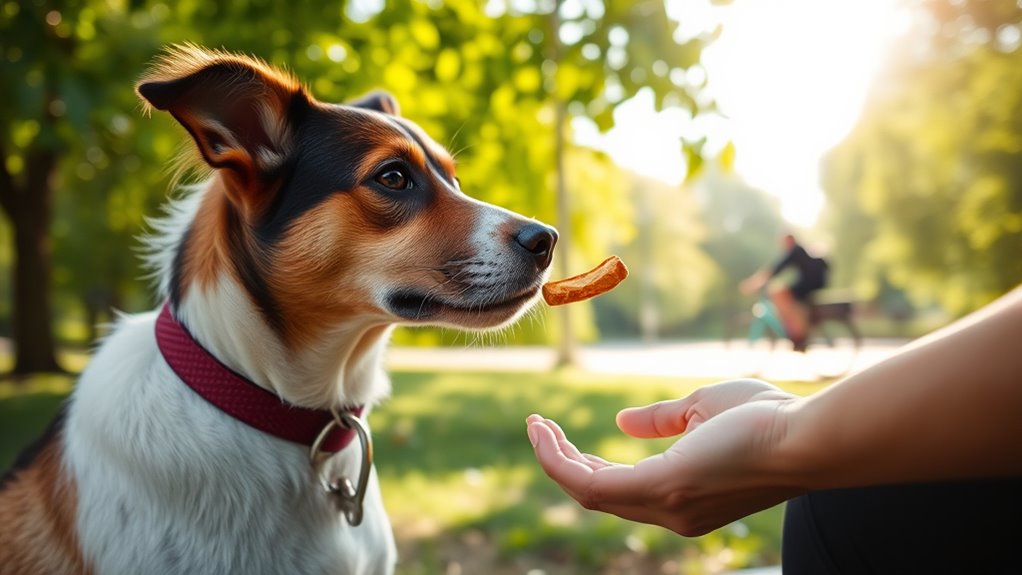 reward calm behavior consistently