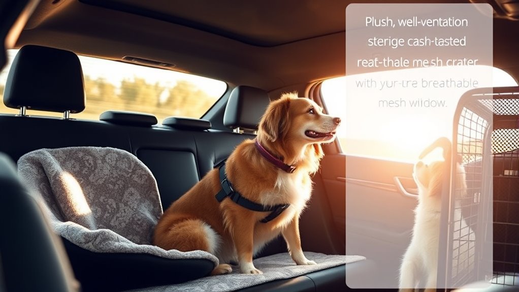 secure comfortable vehicle space