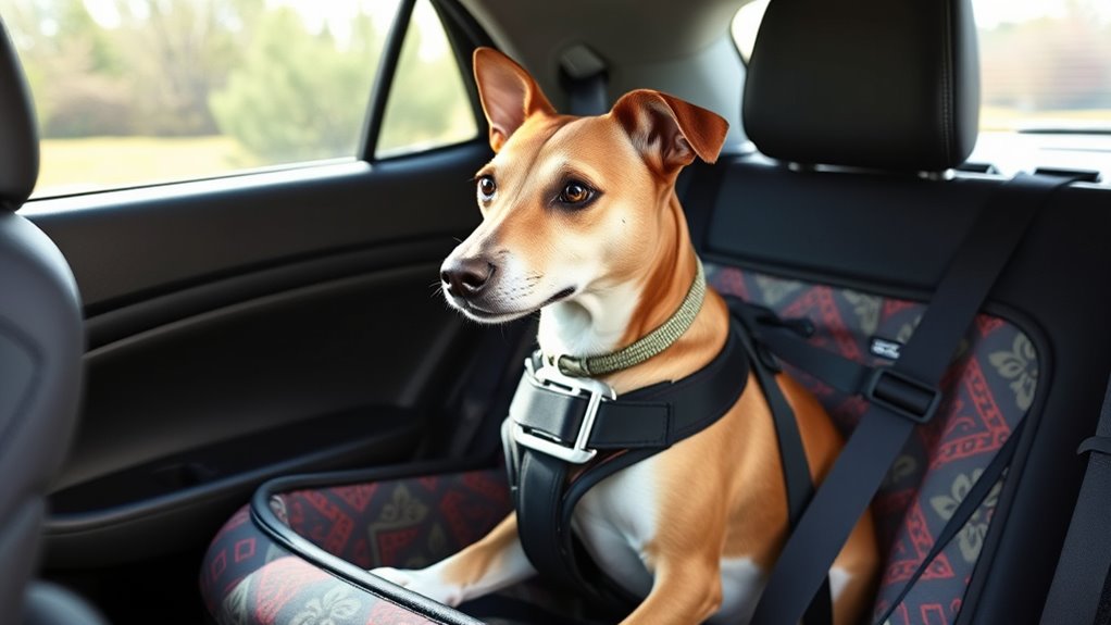 secure dog safely during travel