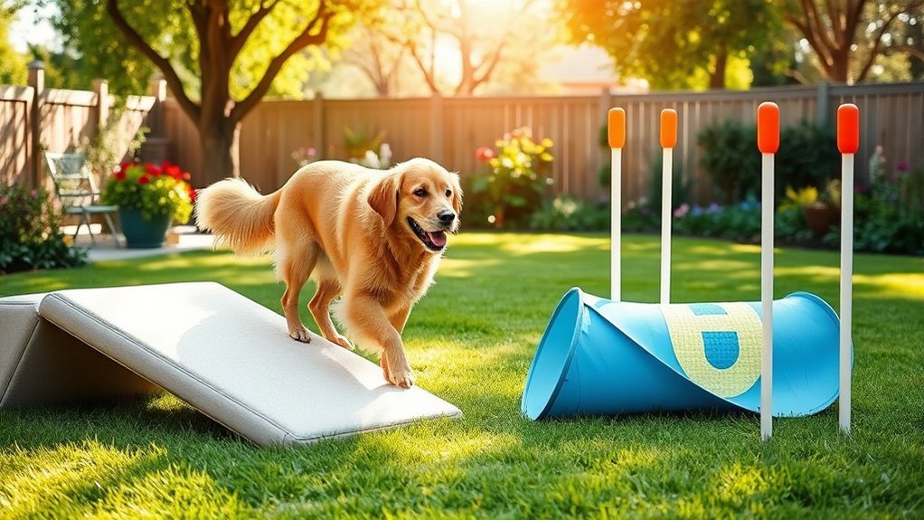 senior dog agility modifications