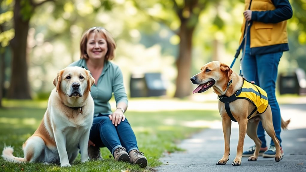 structured service dog training