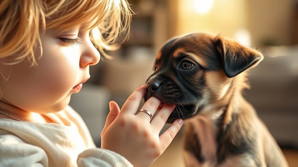 teach puppies gentle biting