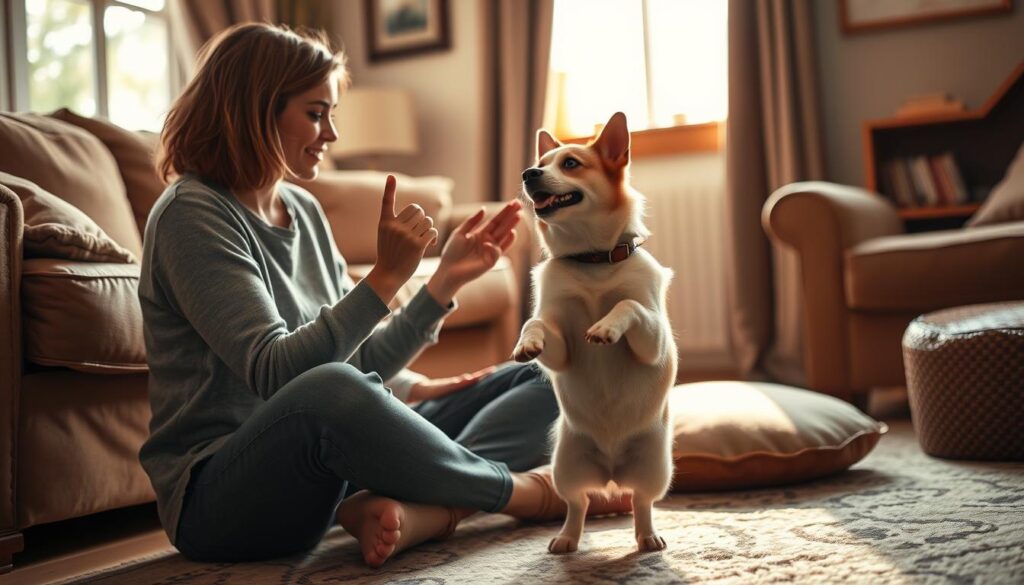 teaching pets tricks