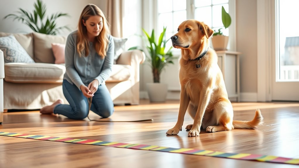 teaching dogs boundary rules