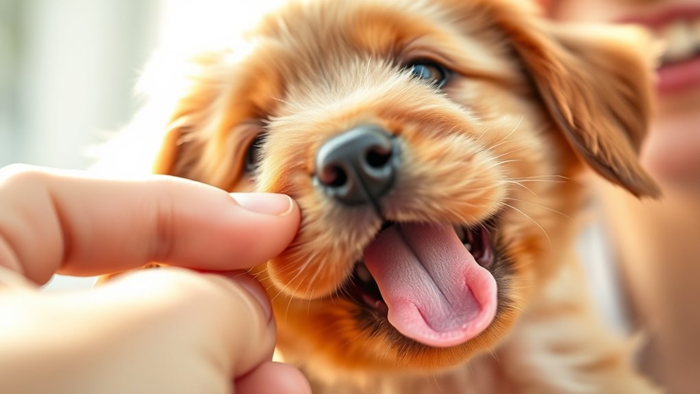 training puppies to be gentle