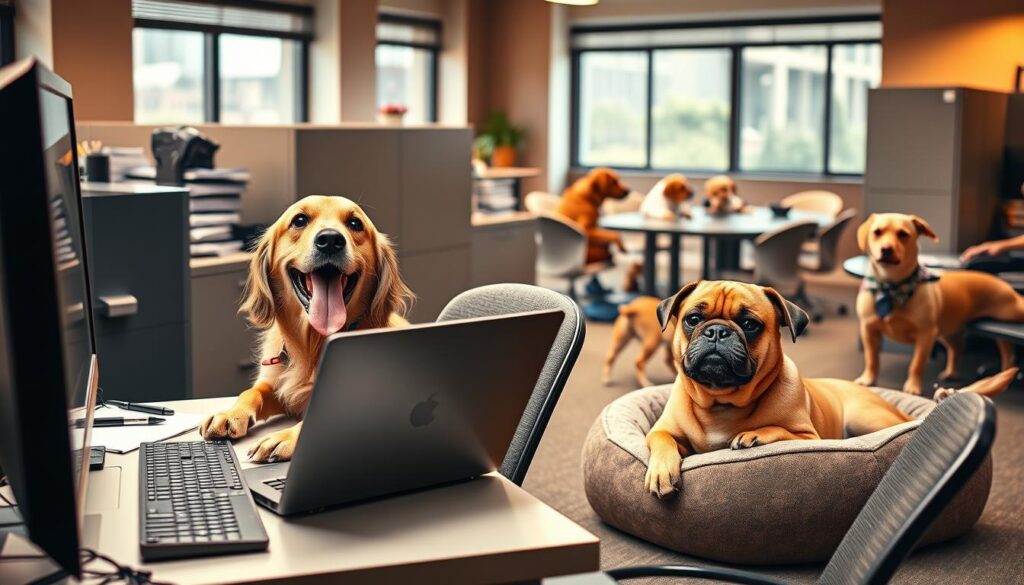 dog-themed office activities