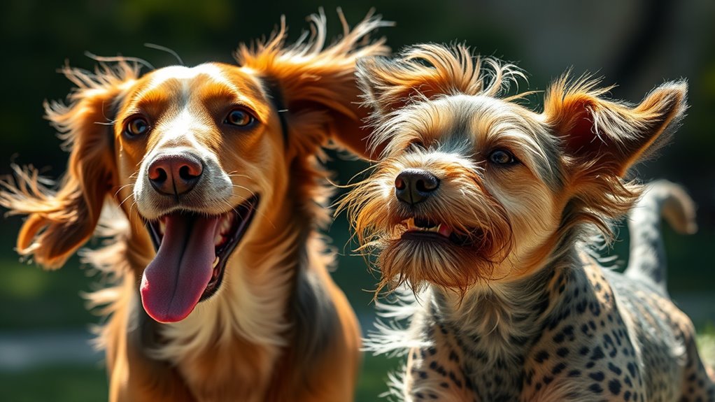 calm overexcited dogs patterning