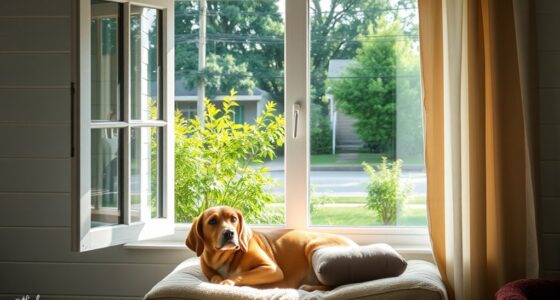 create a peaceful window environment