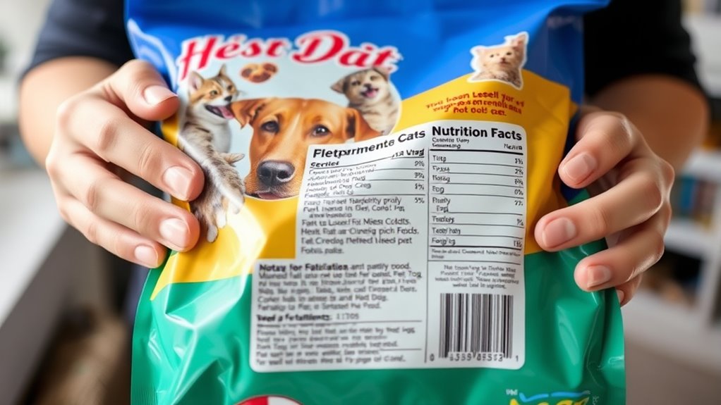 interpreting pet food labels