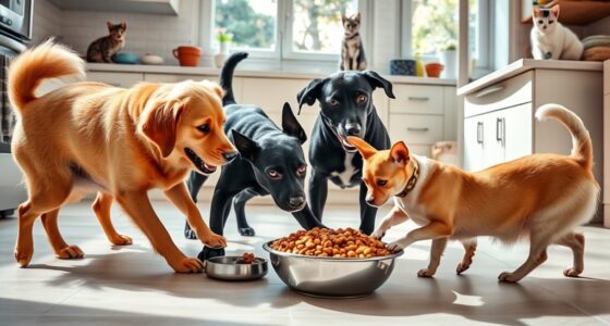 managing pet mealtime conflicts