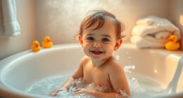 peaceful bath time routine