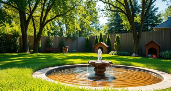 shaded watered enriching yard