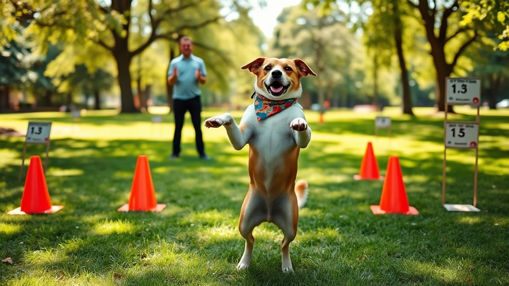 step by step dog trick training