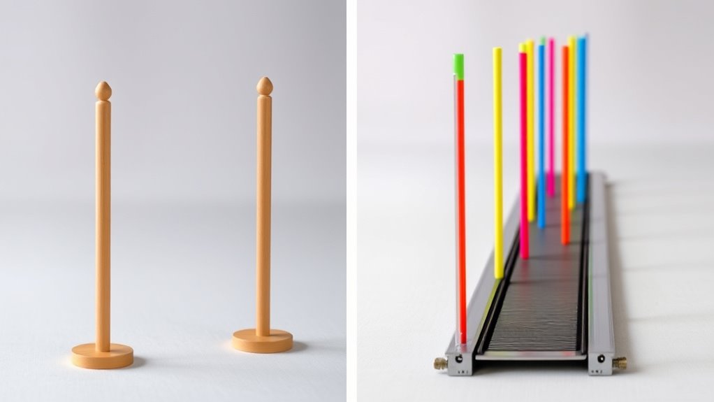 weave pole configurations compared