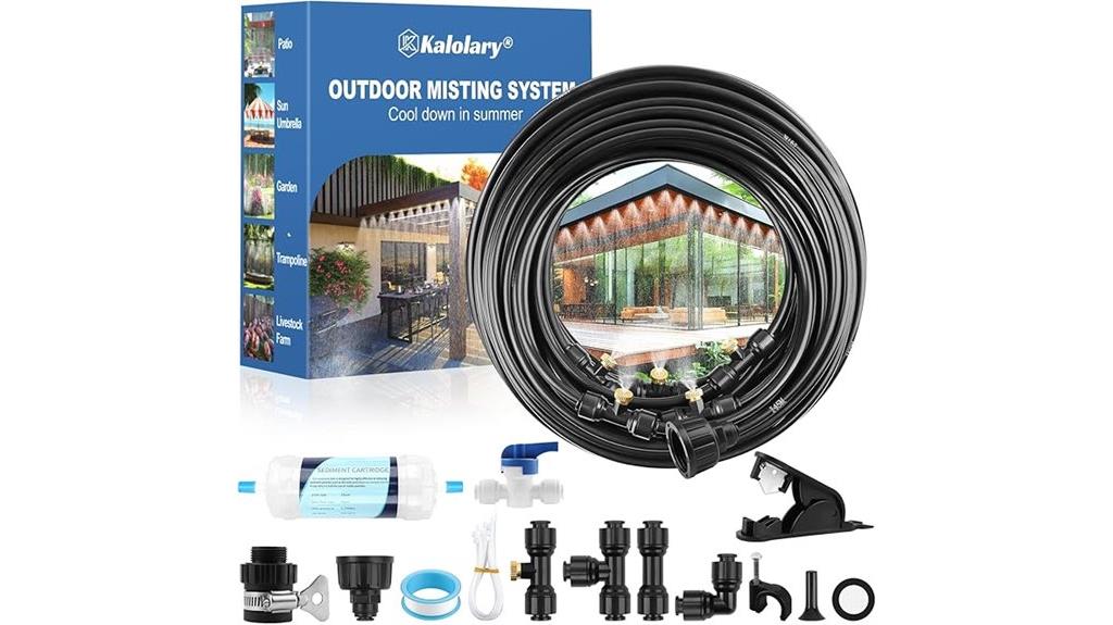 100ft misting cooling system