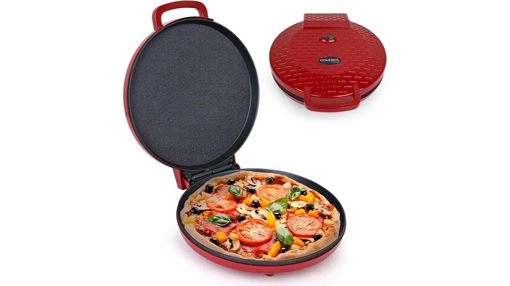 12 inch non stick pizza maker
