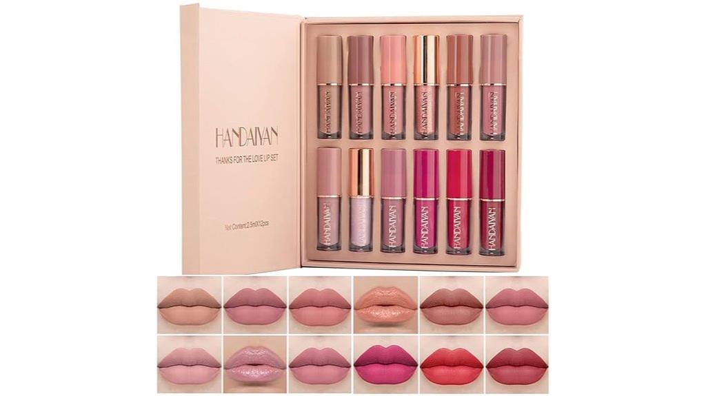 12 shade lipstick collection