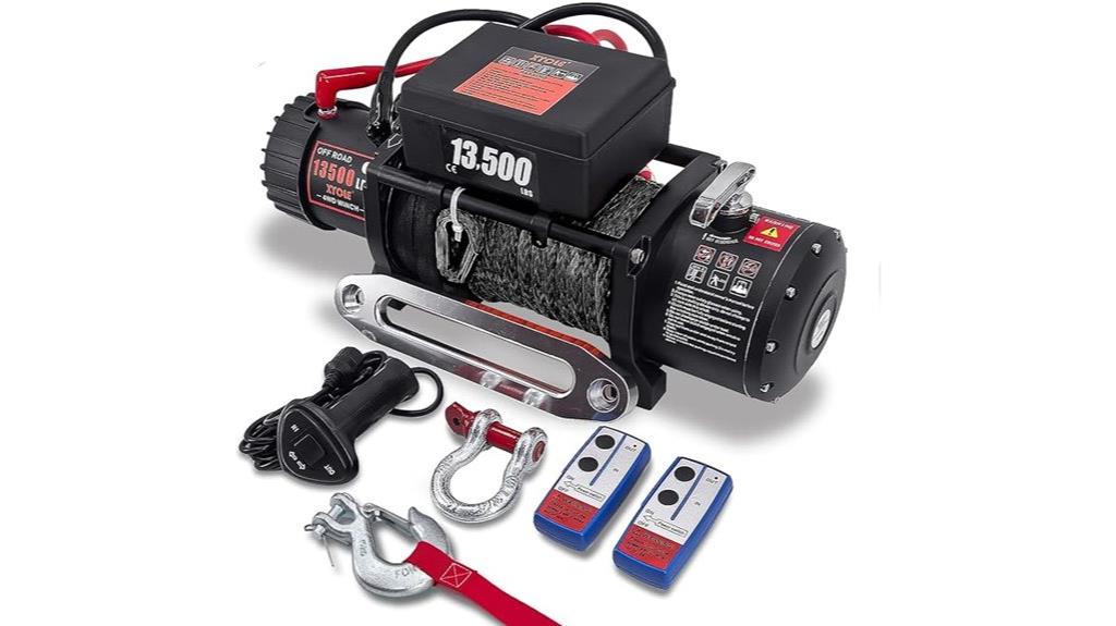 12v waterproof synthetic winch