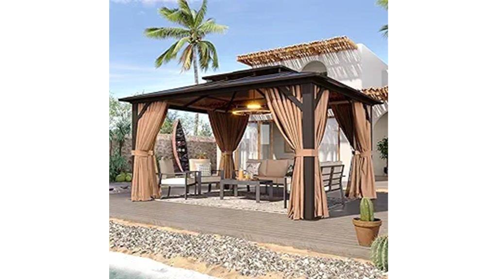 12x10 hardtop gazebo
