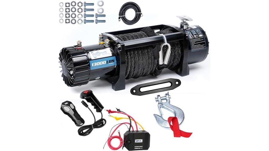 13000 lbs atv electric winch